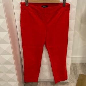 Stretchy red capris